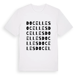 Docelles ordlek t-shirt – ekologisk bomull t-shirt från Pinshirt