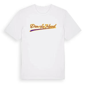 Dom-le-Mesnil baseball t-shirt – ekologisk bomull t-shirt från Pinshirt