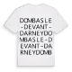 Dombasle-devant-Darney ordlek t-shirt