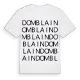 Domblain ordlek t-shirt