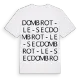 Dombrot-le-Sec ordlek t-shirt