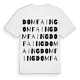 Domfaing ordlek t-shirt