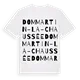 Dommartin-la-Chaussée ordlek t-shirt