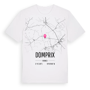 Domprix karta t-shirt – ekologisk bomull t-shirt från Pinshirt
