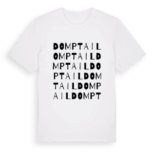 Domptail ordlek t-shirt – ekologisk bomull t-shirt från Pinshirt