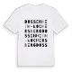 Dossenheim-Kochersberg ordlek t-shirt