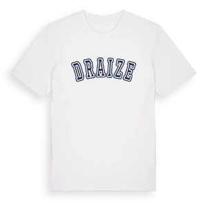 Draize college t-shirt – ekologisk bomull t-shirt från Pinshirt