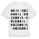 Drulingen ordlek t-shirt