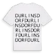 Durlinsdorf ordlek t-shirt