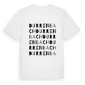 Durrenbach ordlek t-shirt – ekologisk bomull t-shirt från Pinshirt