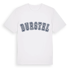 Durstel college t-shirt – ekologisk bomull t-shirt från Pinshirt