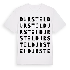Durstel ordlek t-shirt – ekologisk bomull t-shirt från Pinshirt