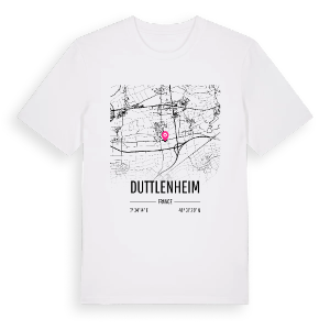 Duttlenheim karta t-shirt – ekologisk bomull t-shirt från Pinshirt