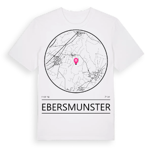 Ebersmunster t-shirt – ekologisk bomull t-shirt från Pinshirt