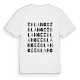 Éblange ordlek t-shirt