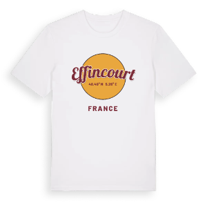 Effincourt cirkel t-shirt – ekologisk bomull t-shirt från Pinshirt