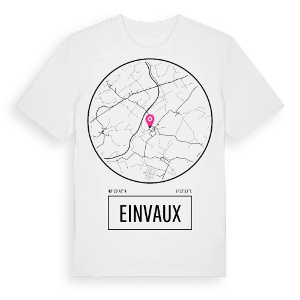 Einvaux t-shirt – ekologisk bomull t-shirt från Pinshirt
