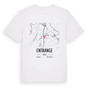 Entrange karta t-shirt – ekologisk bomull t-shirt från Pinshirt
