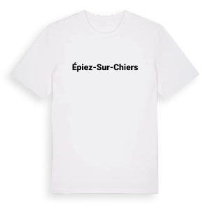 Épiez-sur-Chiers fetstil t-shirt – ekologisk bomull t-shirt från Pinshirt