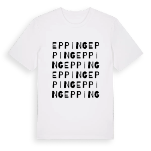 Epping ordlek t-shirt – ekologisk bomull t-shirt från Pinshirt
