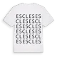 Escles ordlek t-shirt