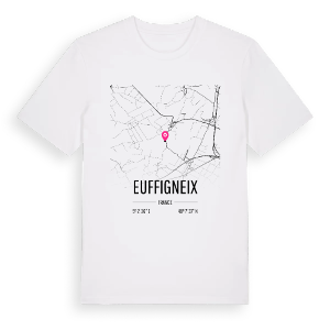 Euffigneix karta t-shirt – ekologisk bomull t-shirt från Pinshirt