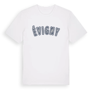 Évigny college t-shirt – ekologisk bomull t-shirt från Pinshirt
