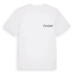 Jag älskar Évigny t-shirt litet tryck – ekologisk bomull t-shirt från Pinshirt