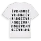 Évrange ordlek t-shirt