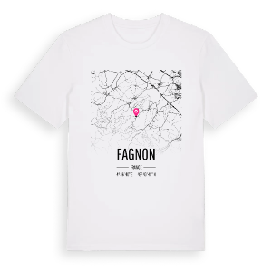 Fagnon karta t-shirt – ekologisk bomull t-shirt från Pinshirt