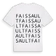 Faissault ordlek t-shirt