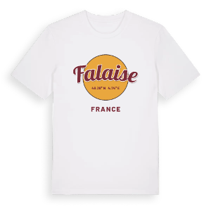 Falaise cirkel t-shirt – ekologisk bomull t-shirt från Pinshirt