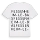 Fessenheim-le-Bas ordlek t-shirt
