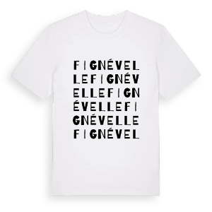 Fignévelle ordlek t-shirt – ekologisk bomull t-shirt från Pinshirt