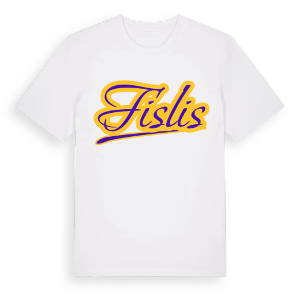 Fislis baseball t-shirt – ekologisk bomull t-shirt från Pinshirt