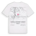 Fléville-devant-Nancy karta t-shirt
