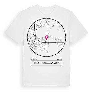 Fléville-devant-Nancy t-shirt – ekologisk bomull t-shirt från Pinshirt