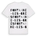 Fontaine-les-Grès ordlek t-shirt
