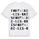 Fontaine-les-Grès ordlek t-shirt