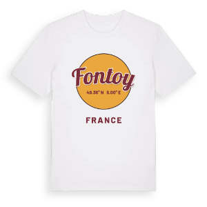 Fontoy cirkel t-shirt – ekologisk bomull t-shirt från Pinshirt