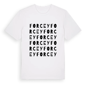 Forcey ordlek t-shirt – ekologisk bomull t-shirt från Pinshirt