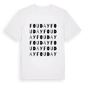 Fouday ordlek t-shirt – ekologisk bomull t-shirt från Pinshirt