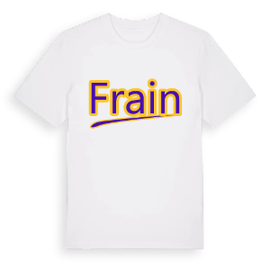 Frain baseball t-shirt – ekologisk bomull t-shirt från Pinshirt