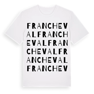 Francheval ordlek t-shirt – ekologisk bomull t-shirt från Pinshirt