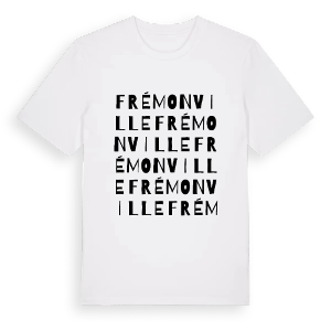 Frémonville ordlek t-shirt – ekologisk bomull t-shirt från Pinshirt