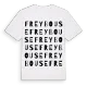 Freybouse ordlek t-shirt
