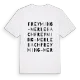 Freyming-Merlebach ordlek t-shirt