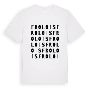 Frolois ordlek t-shirt – ekologisk bomull t-shirt från Pinshirt