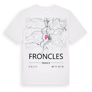 Froncles karta t-shirt – ekologisk bomull t-shirt från Pinshirt