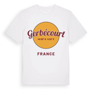 Gerbécourt cirkel t-shirt – ekologisk bomull t-shirt från Pinshirt